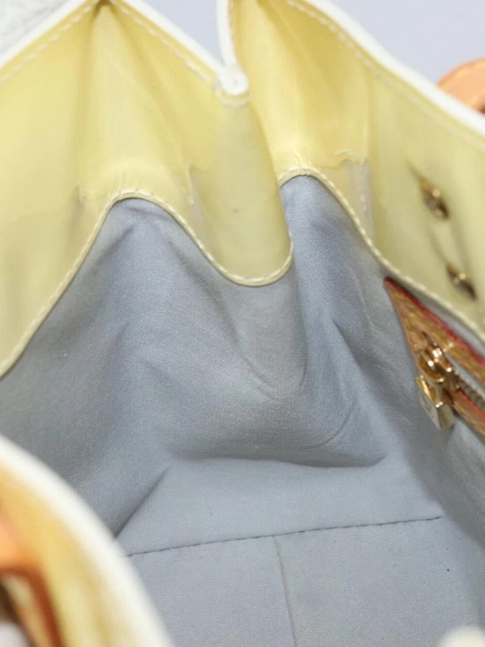 LOUIS VUITTON Monogram Vernis Reade PM Hand Bag Gris M91145 LV Auth ep13110 - Picture 12 of 16